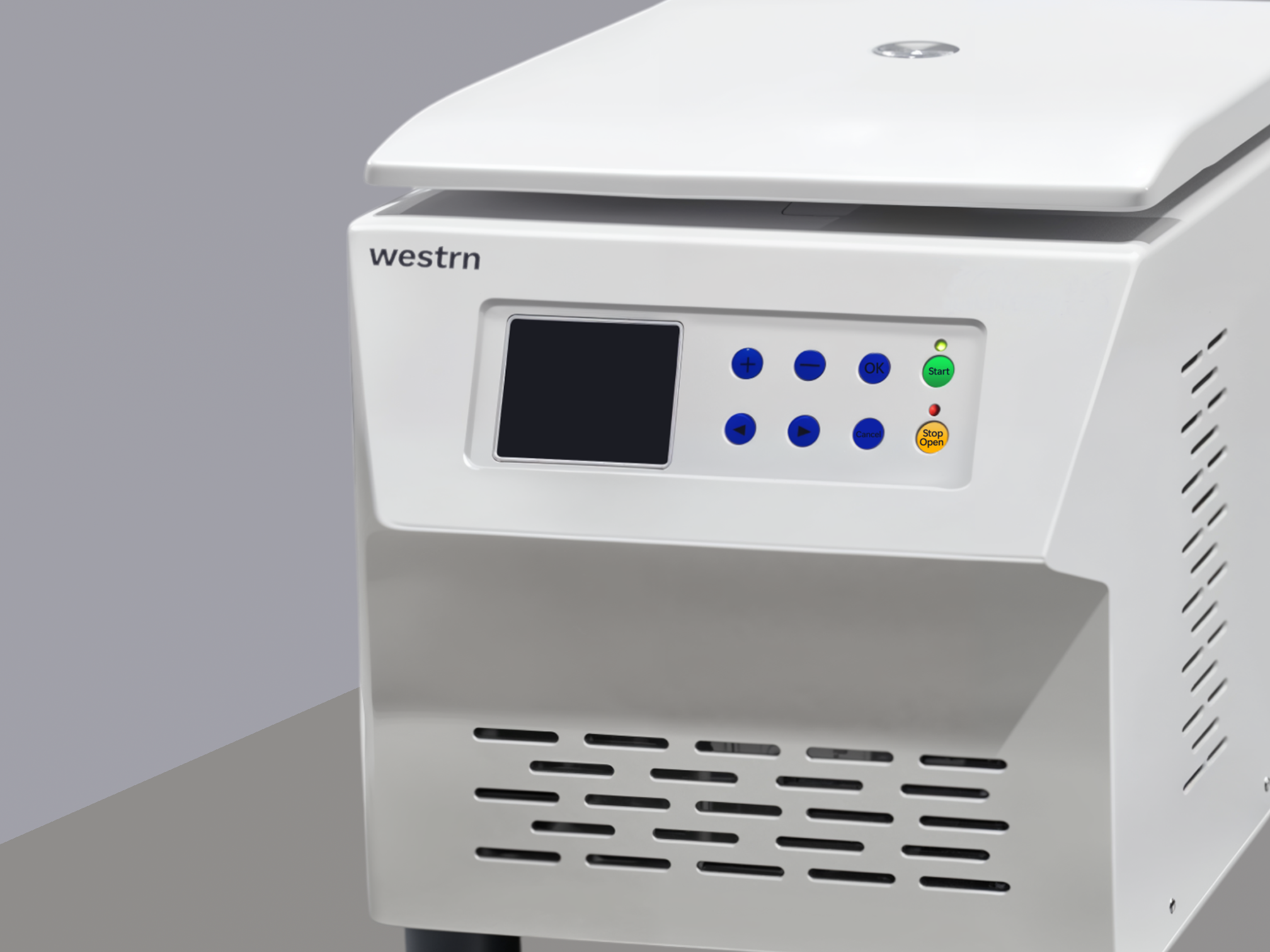 Enhanced safety with automatic rotor imbalance detection, secure lid-lock, and emergency stop features.