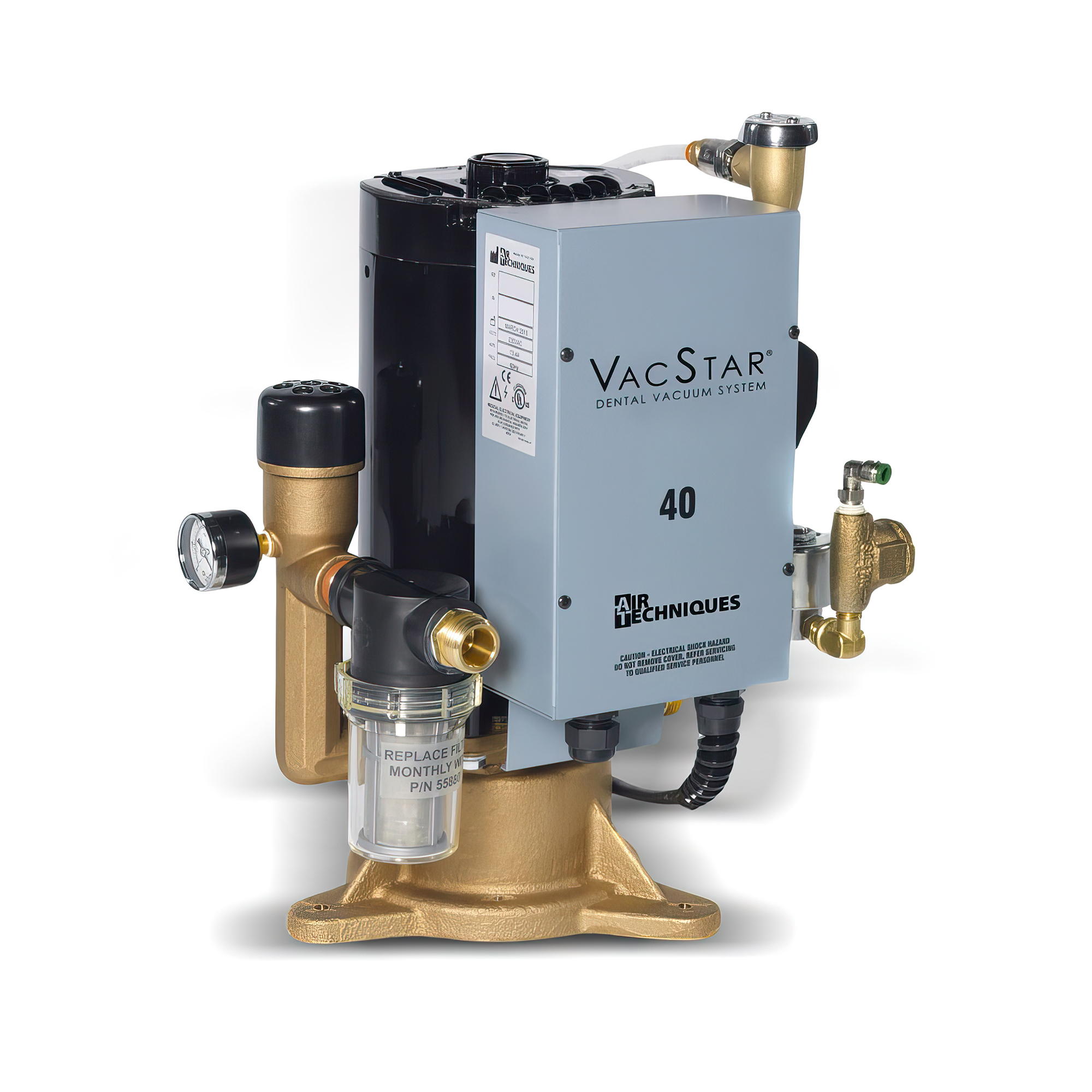 Air Techniques VacStar 40 Dental 2HP Vacuum Suction Pump
